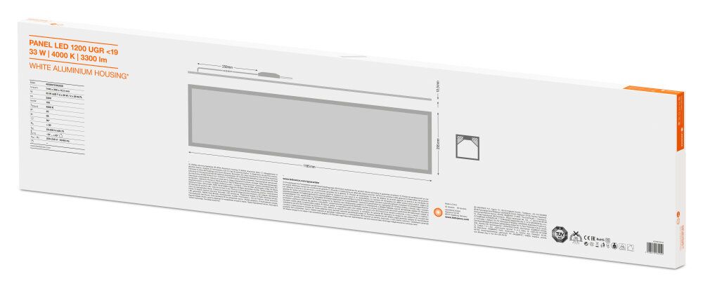 LEDVANCE LED Panel Performance 1200 33W/4000K nicht dimmbar UGR19 90°
