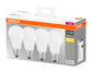 OSRAM LED Base CL A SMD 11-75W/827 E27 1055lm nicht dimmbar 4er Pack