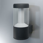 LEDVANCE LED Wandleuchte Endura Style Lantern Modern 11,5W/830 610lm warmweiß nicht dimmbar dunkelgrau IP44
