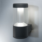LEDVANCE LED Wandleuchte Endura Style Lantern Modern 11,5W/830 610lm warmweiß nicht dimmbar dunkelgrau IP44