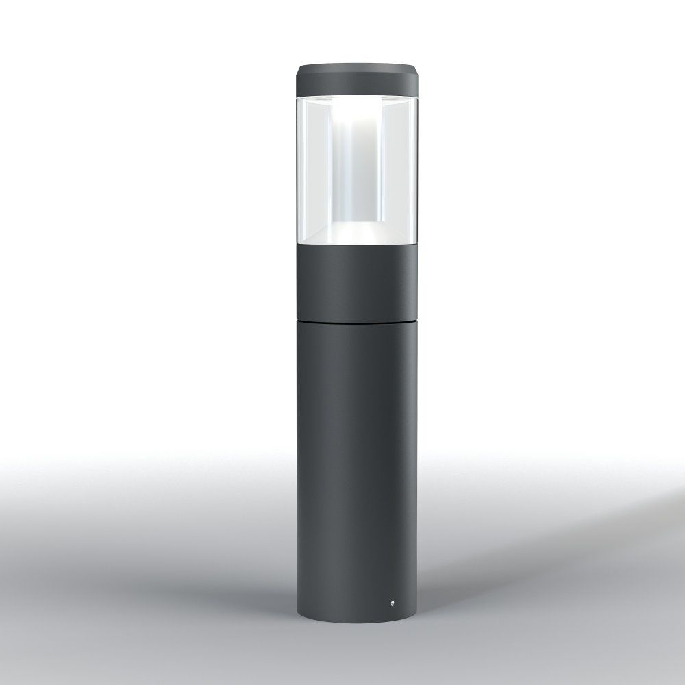 LEDVANCE LED Bodenleuchte Endura Style Lantern Modern 500 11,5W/830 610lm nicht dimmbar dunkelgrau IP44