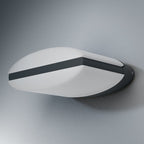 LEDVANCE LED Wandleuchte Endura Style Ellipse 12,5W/830 890lm warmweiß nicht dimmbar dunkelgrau IP44