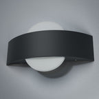 LEDVANCE LED Wandleuchte Endura Style Shield Round 11,5W/830 400lm warmweiß nicht dimmbar dunkelgrau IP44