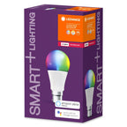 LEDVANCE LED Smart+ ZB CL A 9-60W/RGBW B22d 800lm matt 160° dimmbar