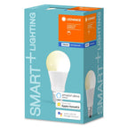 LEDVANCE LED Smart+ BT Apple HK CL A 9-60W/827 E27 800lm matt 240° dimmbar