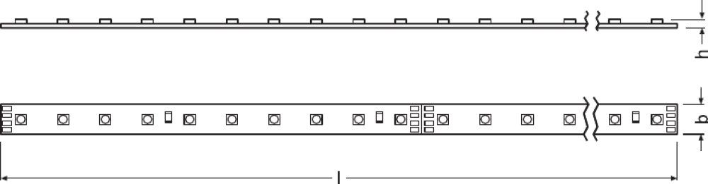 LEDVANCE LED Smart+ BT Apple HK Flex 3P 4,8m UK 24W/RGBW 1300lm 120° IP65 dimmbar