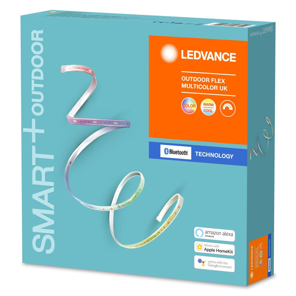 LEDVANCE LED Smart+ BT Apple HK Flex 3P 4,8m UK 24W/RGBW 1300lm 120° IP65 dimmbar