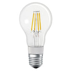 LEDVANCE LED Smart+ BT Apple HK CL A Filament 5,5-60 W/827 E27 650lm klar 320° dimmbar