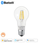 LEDVANCE LED Smart+ BT Apple HK CL A Filament 5,5-60 W/827 E27 650lm klar 320° dimmbar