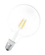 LEDVANCE LED Smart+ BT Apple HK CL G120 FIL 5,5-60 W/827 E27 650lm 320° dimmbar