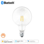 LEDVANCE LED Smart+ BT Apple HK CL G120 FIL 5,5-60 W/827 E27 650lm 320° dimmbar
