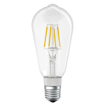 LEDVANCE LED Smart+ BT Apple HK CL A Filament 5,5-60 W/827 E27 650lm klar 320° dimmbar