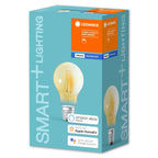 LEDVANCE LED Smart+ BT Apple HK CL A Filament 5,5-52 W/827 E27 600lm gold 320° dimmbar