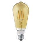LEDVANCE LED Smart+ BT Apple HK Classic A Filament 5,5-52 W/825 E27 600lm gold dimmbar 320°