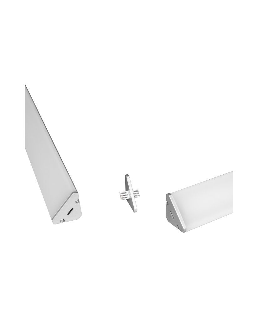LEDVANCE LED Unterbauleuchte Cabinet Corner 350 Doublepack 9W/830 320lm warmweiß dimmbar grau IP20
