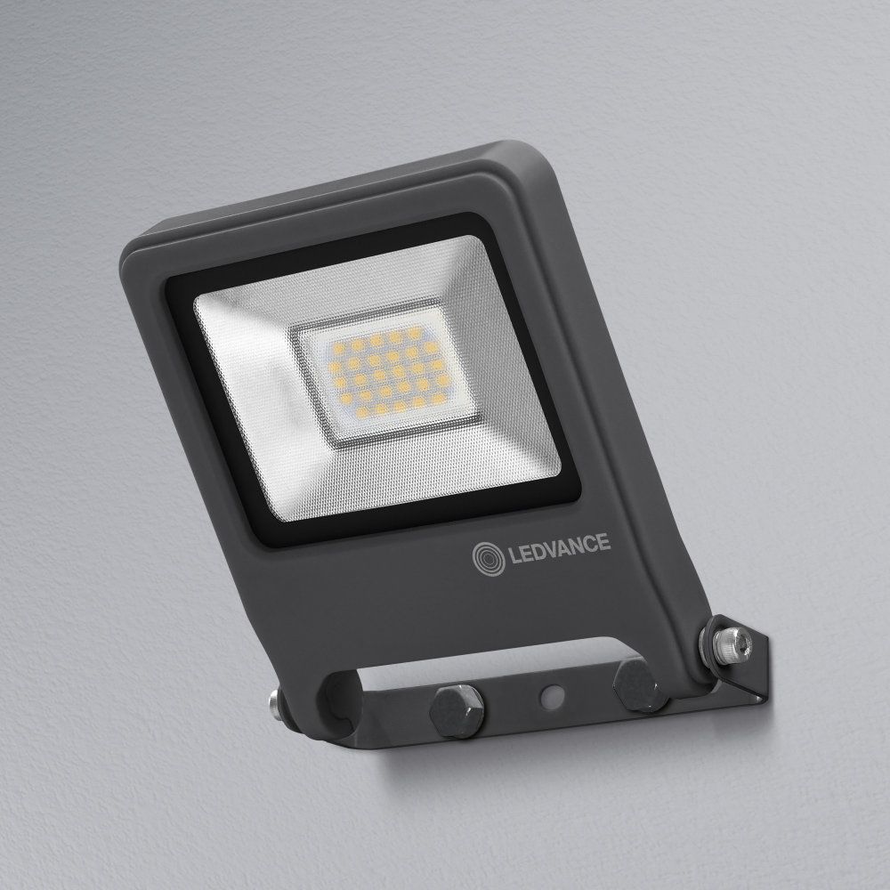 LEDVANCE LED Außenstrahler Endura Flood 20W/3000K IP65 1600lm dunkelgrau