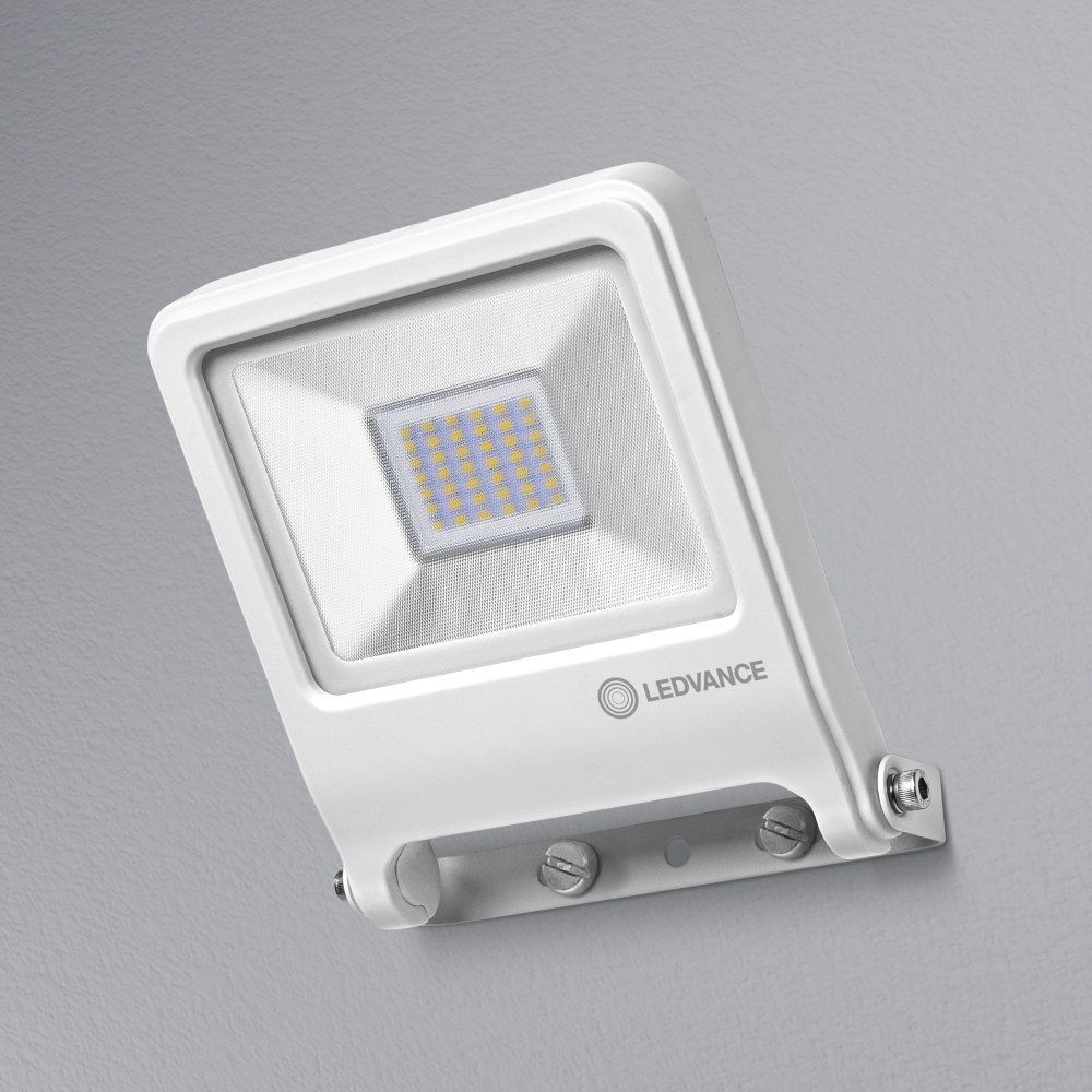 LEDVANCE LED Außenstrahler Endura Flood 30W/3000K IP65 2400lm weiß