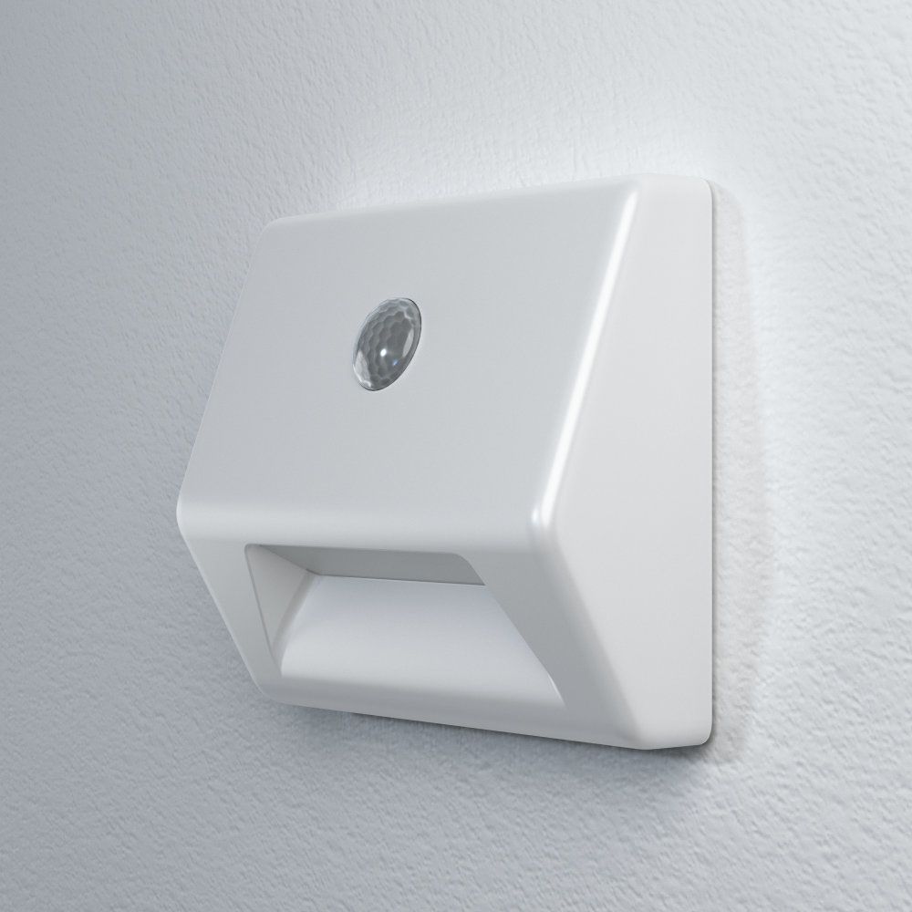 LEDVANCE LED Wandleuchte Nightlux Stair 0,35W/840 10lm kaltweiß nicht dimmbar weiß IP54