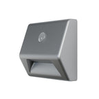 LEDVANCE LED Wandleuchte Nightlux Stair 0,3W/840 10lm kaltweiß nicht dimmbar silber IP54