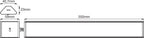 LEDVANCE LED Unterbauleuchte Cabinet Corner 550 Doublepack 12W/830 480lm warmweiß dimmbar grau IP20