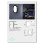 LEDVANCE LED Wandleuchte Bulkhead 6,1W/840 420lm kaltweiß nicht dimmbar weiß IP54