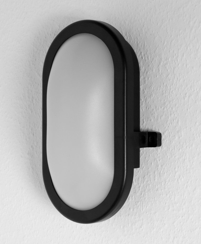 LEDVANCE LED Wandleuchte Bulkhead 11W/840 840lm kaltweiß nicht dimmbar schwarz IP54