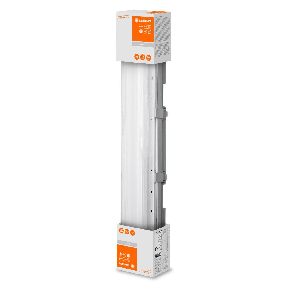 LEDVANCE LED Feuchtraumleuchte Submarine 600 2-flammig inkl. 2x8W/840 1400lm nicht dimmbar IP65