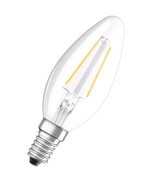 OSRAM LED Star CL B FIL 2,5-25W/827 E14 250lm klar nicht dimmbar 2er Pack