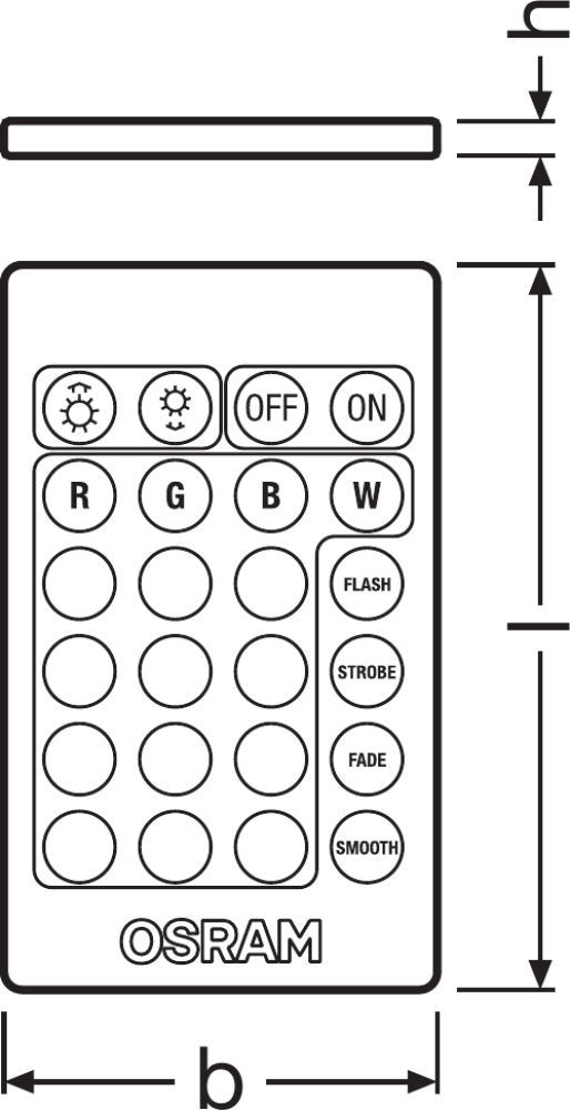OSRAM LED Retrofit Classic B 4,5-25W/827 RGBW remote control E14 250lm mit Fernbedienung