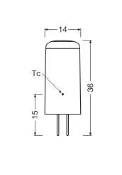 OSRAM LED Star PIN SMD 2,6-30W/827 GY6.35 300lm klar nicht dimmbar