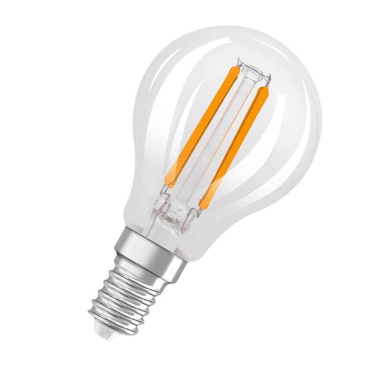 Osram / Ledvance LED Filament Superstar Classic P klar 320° Plus 4-40W/827 warmweiß 470lm E14 220-240V