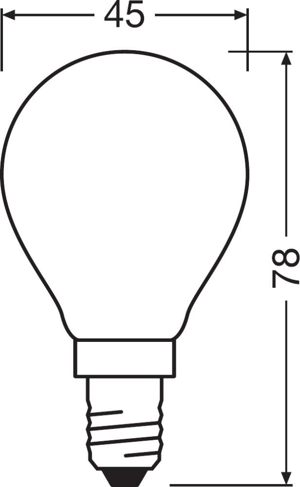 OSRAM LED Superstar Retrofit Classic P 6,5-60W/840 kaltweiß E14 806lm dimmbar matt