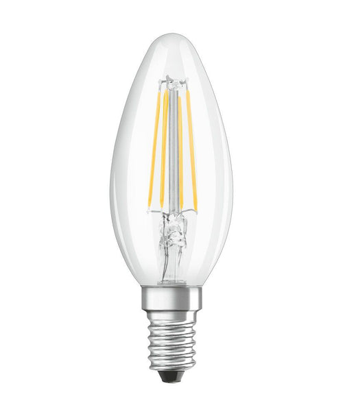 OSRAM LED Kerzenlampe Superstar Retrofit Classic B Filament 4,5-40W/840 neutralweiß / kaltweiß E14 470lm dimmbar