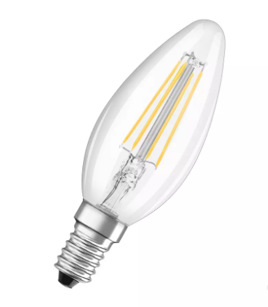 Osram Filament Star Classic B35 300° 5,5-60W/827 warmweiß 806lm E14 220-240V