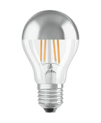 OSRAM LED Star Retrofit Classic A Filament Mirror silber 4-35W/827 warmweiß E27 400lm
