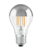OSRAM LED Star Retrofit Classic A Filament Mirror silber 4-35W/827 warmweiß E27 400lm