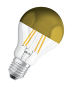Osram / Ledvance LED Filament Classic A verspiegelt gold 300° 6,5-50W/827 warmweiß 650lm E27 220-240V