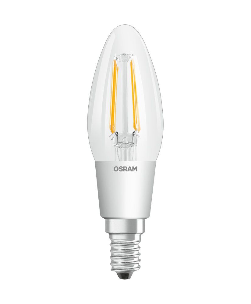 OSRAM LED Superstar Classic B Filament GlowDim 4,5-40W/827 warmweiß E14 470lm - Blister