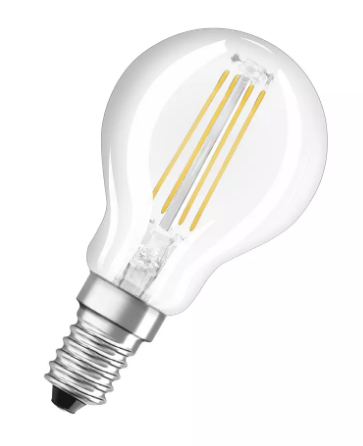 Osram Filament Star Classic P45 klar 300° 5,5-60W/827 warmweiß 806lm E14 220-240V