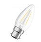 Osram LED Filament Star Kerze B klar 300° Retrofit 2,5-25W/827 warmweiß 250lm B22d 220-240V