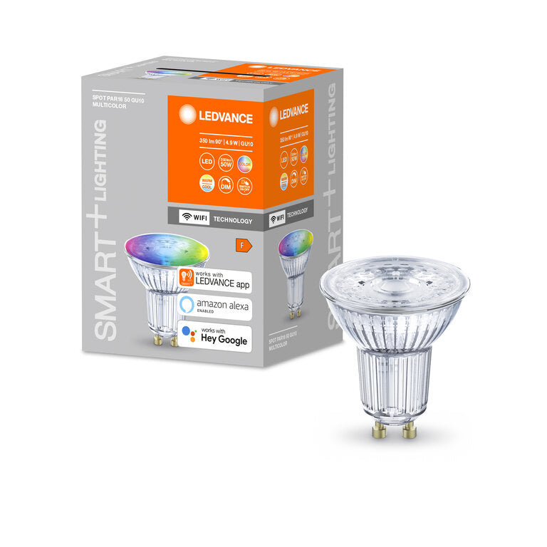 Osram / Ledvance LED WIFI Smart+ Reflektor PAR16 45° 4,9-32 W/827-865 RGBW 350lm GU10 230V dimmbar