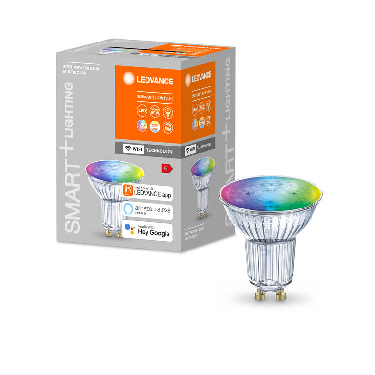 Osram / Ledvance LED WIFI Smart+ Reflektor PAR16 45° 4,9-32 W/827-865 RGBW 350lm GU10 230V dimmbar