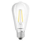 Osram / Ledvance LED Filament WIFI Smart+ Edison klar 300° 6-60W/827 warmweiß 806lm E27 220-240V dimmbar