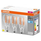 Osram LED Base Classic A Filament 11-100W/840 E27 1521lm klar kaltweiß nicht dimmbar 3er Pack