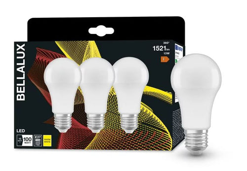 Bellalux LED Classic A matt 200° 13-100W/827 warmweiß 1521lm E27 220-240V 3er Blister