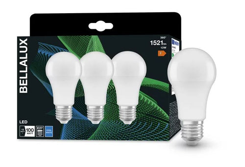 Bellalux LED Classic A matt 200° 13-100W/840 neutralweiß 1521lm E27 220-240V 3er Blister