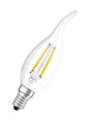 Osram LED Filament Superstar+ Kerze BA klar Windstoß 300° 3,4-40W/927 warmweiß 470lm E14 220-240V dimmbar