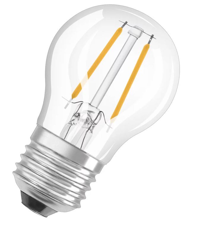 Osram LED Filament Superstar+ Tropfen P klar 300° 3,4-40W/927 warmweiß 470lm E27 220-240V dimmbar