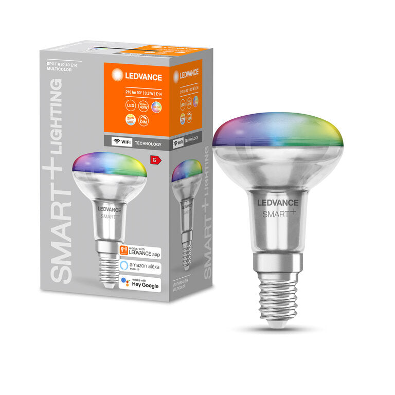 Osram / Ledvance LED WIFI Smart+ Reflektor R50 45° 3,3-40W/827-865 RGBW 210lm E14 220V dimmbar