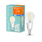 Osram / Ledvance LED Filament Bluetooth Smart+ Classic P klar 300° 4-40W/827 warmweiß 470lm E14 220-240V dimmbar